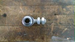 Steering Shaft Rod End support bearing  3/4" with Jam Nuts.
