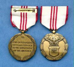 USAF Air Force Civilian Service Medal for Outstanding Civilian Service