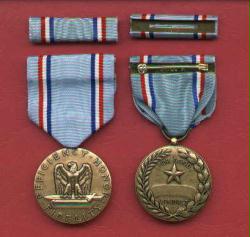 Air Force Good Conduct medal with ribbon bar