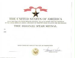 Army Bronze Star