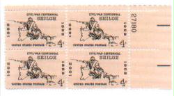 Civil War Centennial Unused Stamps-Battle of Shiloh