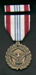 Defense Meritorious Service medal with ribbon bar