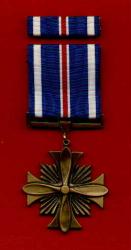 Distinguished Flying Cross medal with ribbon bar DFC