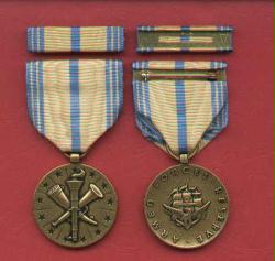 Naval Reserve Medal with ribbon bar