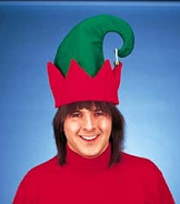 Santas Helper Jingle Bell Elf Hat