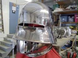 12 Gauge Stainless Salet Helm
