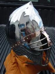 Fluted Onion Top Frisian Helm with etched nasal