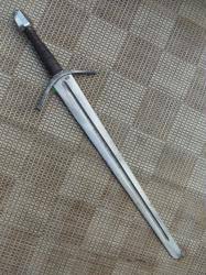 Single handed Sword 31"- Upturned Guard Faceted Pommel