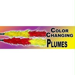 Color Changing Plumes - Half Dyed